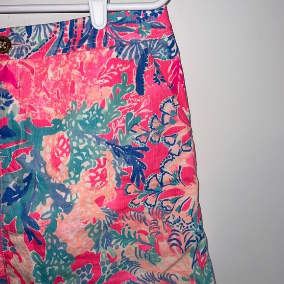 Lilly Pulitzer Skort size 8 pink blue - Picture 4 of 10